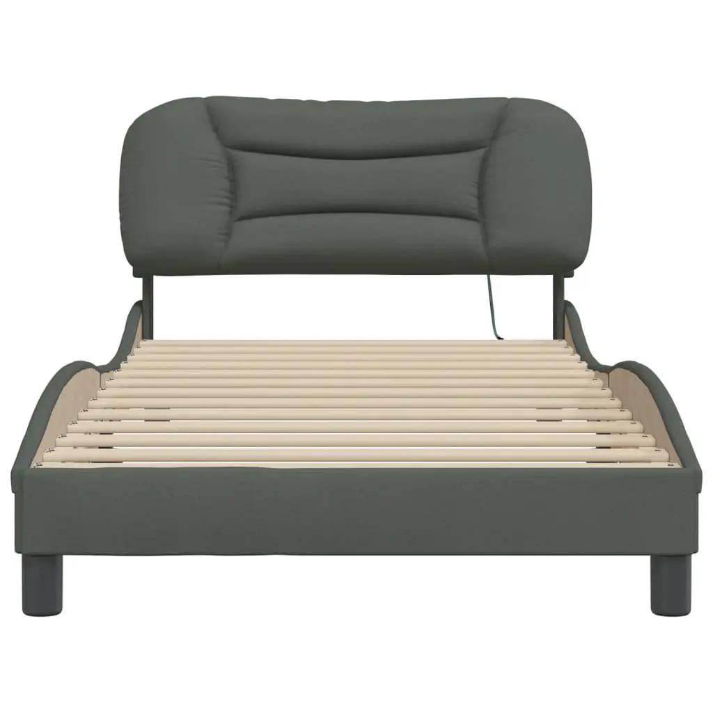 King Single Bed Frame with LED Lights for Any Bedroom