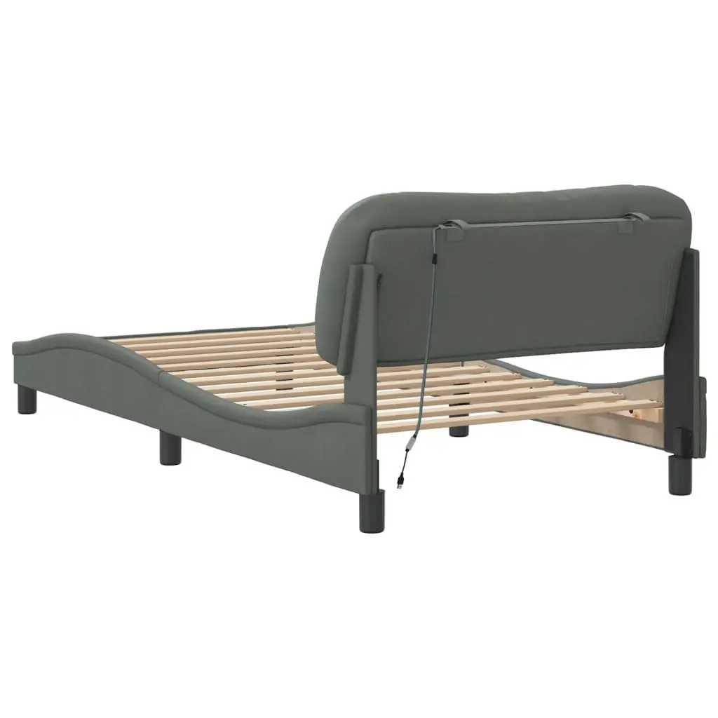 King Single Bed Frame with LED Lights for Any Bedroom