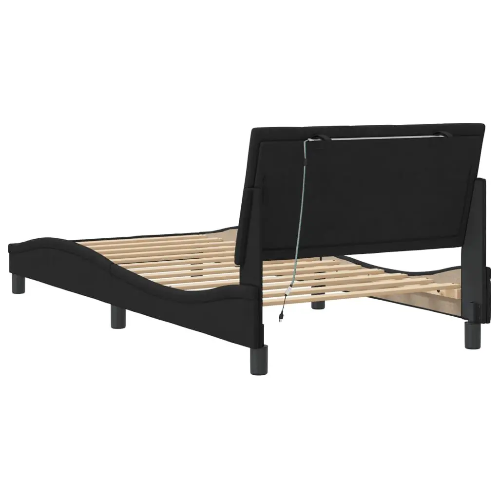 King Single Bed Frame with LED Lighting