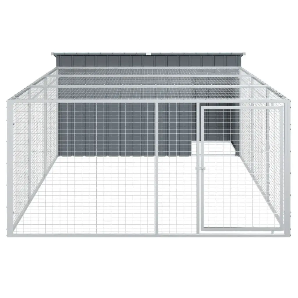 Dog House with Run for Outdoor Living
