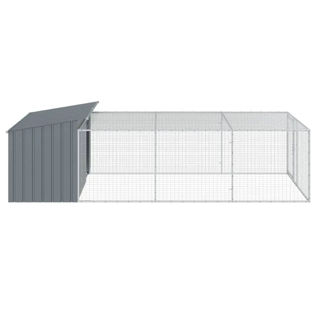 Dog House with Run for Outdoor Living