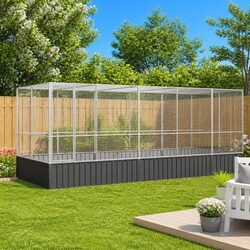 Practical Large Bird Aviary with Extension for Your Home