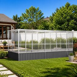 Practical Large Aviary for Birds 832x207x212cm – Perfect for Outdoors