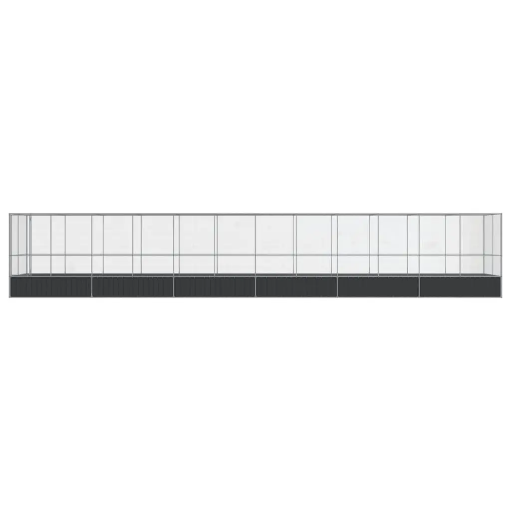 Large Bird Aviary with Extension Outdoor Cage Steel Mesh Enclosure