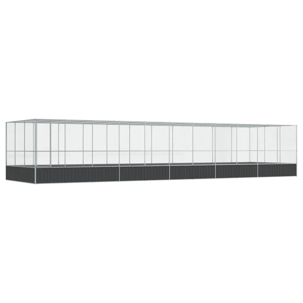 Aviary with Extension for Safe Outdoor Use 1139x307x212cm