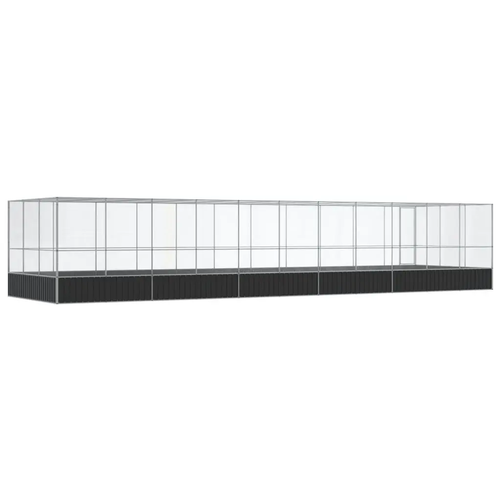 Aviary with Extension for Safe Outdoor Use 1139x307x212cm