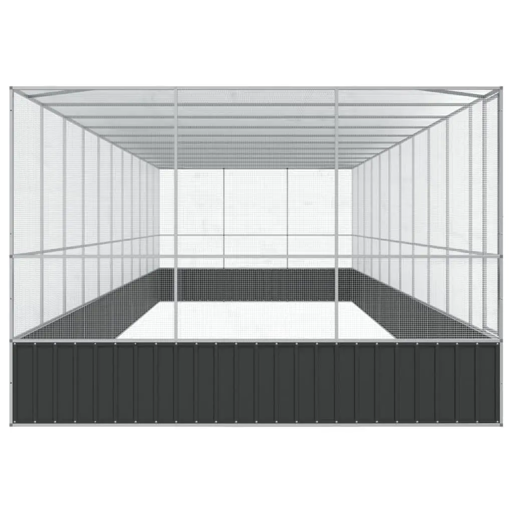 Aviary with Extension for Safe Outdoor Use 1139x307x212cm