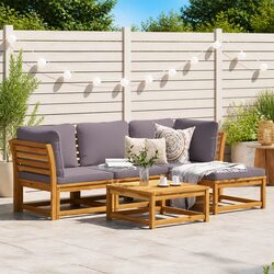 Versatile 5 Piece Garden Lounge Set for Outdoor Spaces