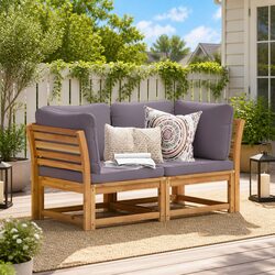 Practical Outdoor 2-Seater Sofa for Your Garden