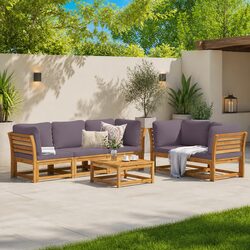 Perfect for Patios: 6 Piece Garden Lounge Set