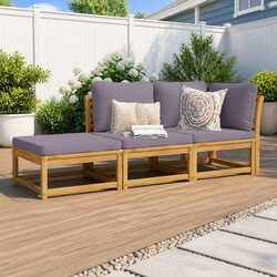 Perfect 3-Piece Sectional Sofa Set for Your Patio