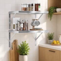 Wall-Mounted Storage Shelves 50x40 cm