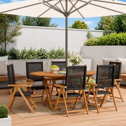 Practical Garden Chairs for Outdoor Use - Set of 6