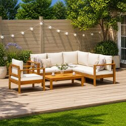 Ideal Outdoor 5-Piece Sofa Set for Comfortable Gatherings