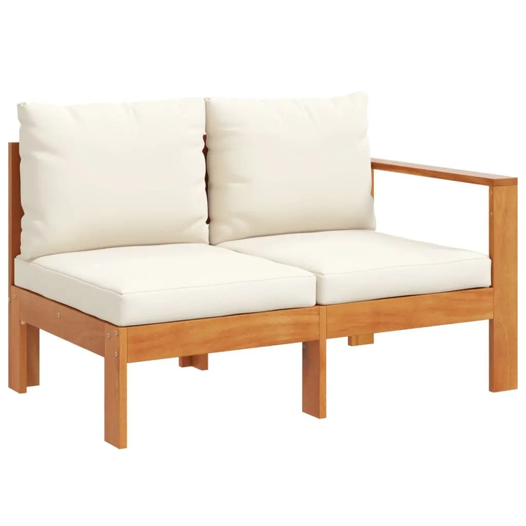 Garden Sofa Set 5 Piece Outdoor Furniture Patio Lounge with Cushions Cream