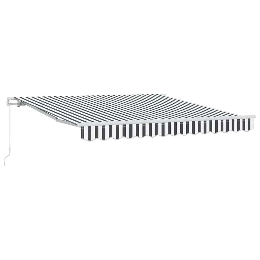 Retractable Awning Aluminium 300x250cm Anthracite White