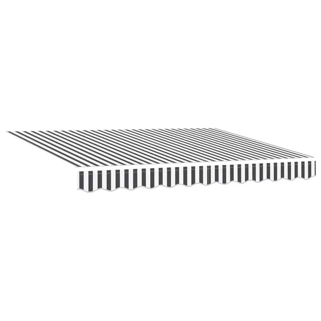 Retractable Awning Aluminium 300x250cm Anthracite White