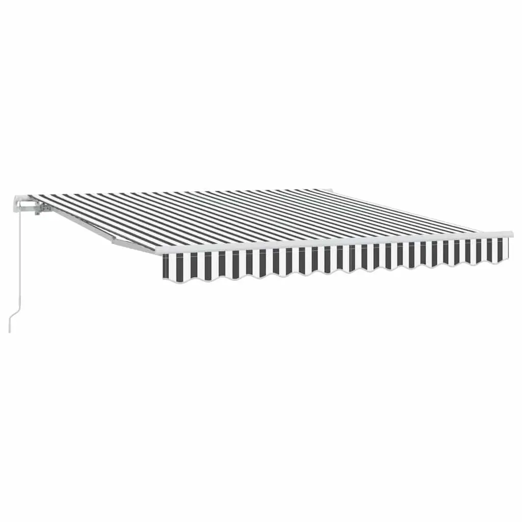 Retractable Awning Aluminium 300x250cm Anthracite White