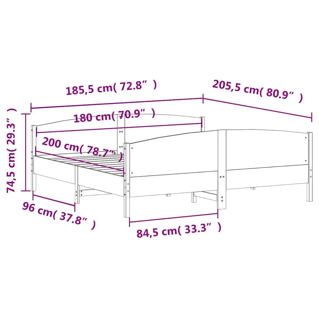 King Bed Frame for Comfort and Support