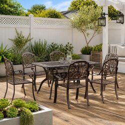 Practical 7-Piece Dining Set for Your Outdoor Spaces