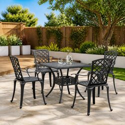 Practical 5 Piece Outdoor Dining Furniture Set