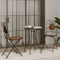Versatile Mosaic Bistro Set for Indoor and Outdoor Use