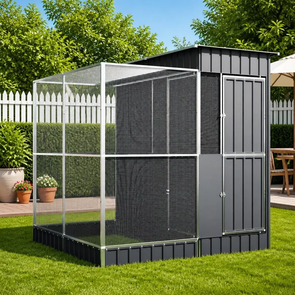 Outdoor Aviary for Small Animals 209x203x216cm