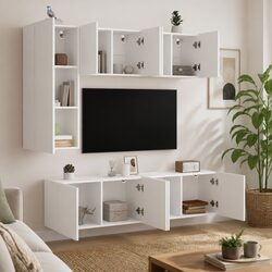 Practical 5 Piece TV Wall Unit for Any Living Room