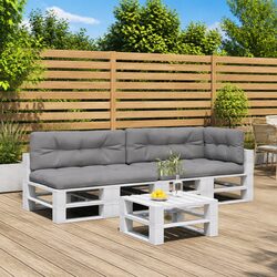 Practical Grey Pallet Cushions for Your Home and Garden