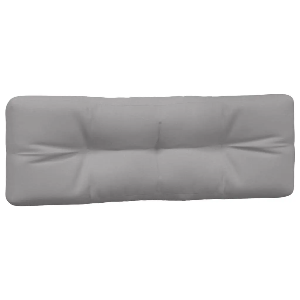 Outdoor Sofa Chair Cushions Grey 5 Piece Durable Polyester Fabric for Garden and Patio Seating