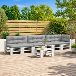 7-Piece Pallet Cushions for Outdoor Comfort