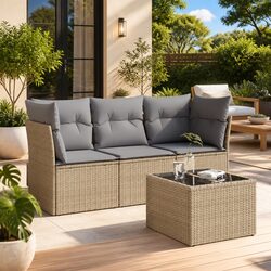 4-Piece Modular Garden Sofa Set for Your Outdoor Living