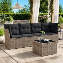Versatile 5-Piece Garden Sofa Set for Outdoor Use