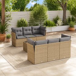Practical 7 Piece Outdoor Sofa Set for Your Home