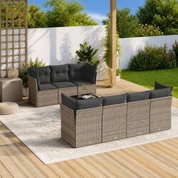 Practical 8 Piece Garden Sofa Set for Outdoor Living
