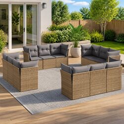 Versatile 12 Piece Garden Sofa Set for Your Outdoor Space
