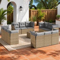 Practical 13-Piece Garden Sofa Set for Your Patio