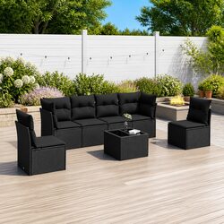 Versatile 7 Piece Garden Sofa Set for Any Outdoor Use