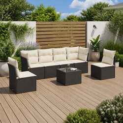 7 Piece Garden Sofa Set for Every Outdoor Occasion