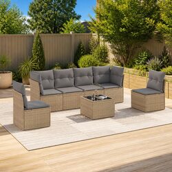 Practical 7 Piece Sofa Set for Any Outdoor Area