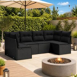 Versatile 6-Piece Outdoor Sofa Set for Various Uses