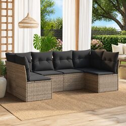 Practical 6 Piece Garden Sofa Set for Any Outdoor Space
