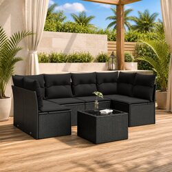 Practical 7 Piece Garden Sofa Set for Any Outdoor Area