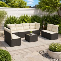Practical 9-Piece Garden Sofa Set for Your Outdoor Living