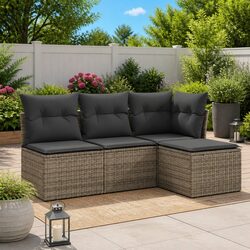 Versatile 4-Piece Sofa Set for Your Patio