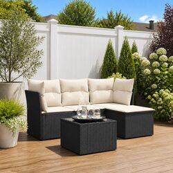 Practical 5-Piece Garden Sofa Set for Outdoor Enjoyment
