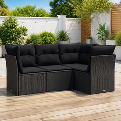 Ideal 4 Piece Garden Sofa Set for Your Outdoor Areas