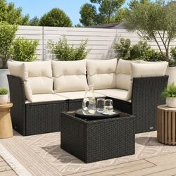 Ideal Outdoor Seating Solution: 5 Piece Garden Sofa Set