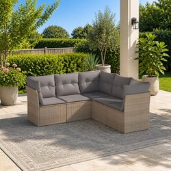 Practical 5 Piece Garden Sofa Set for Any Outdoor Space