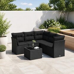 Perfect 6 Piece Garden Sofa Set for Outdoor Use